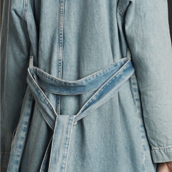 Lilla P trench coat linen tencel blend size M quality !!! Tuckernuck - Picture 10 of 10